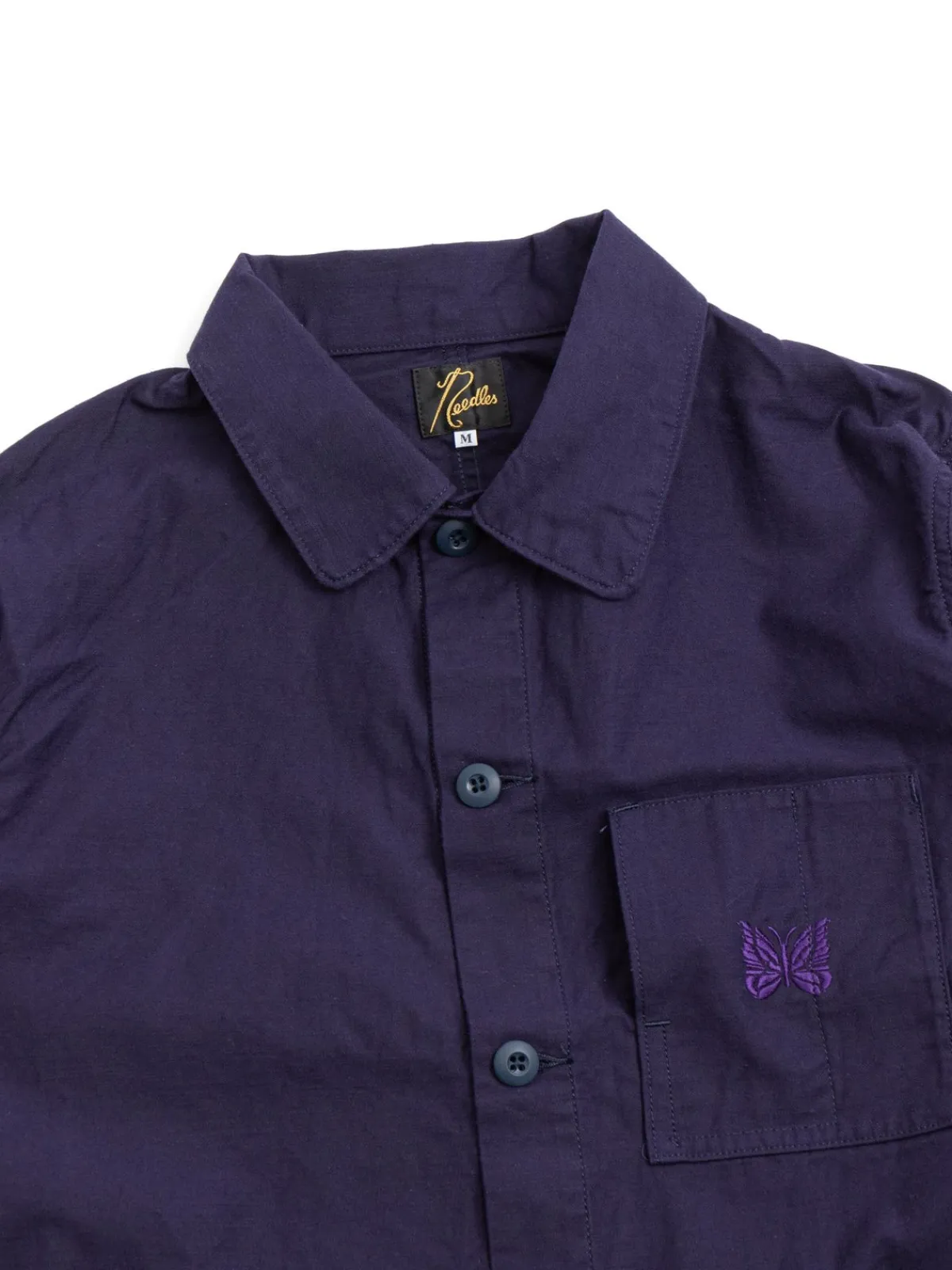 D.N. COVERALL BACK SATEEN NAVY | Needles Cheap