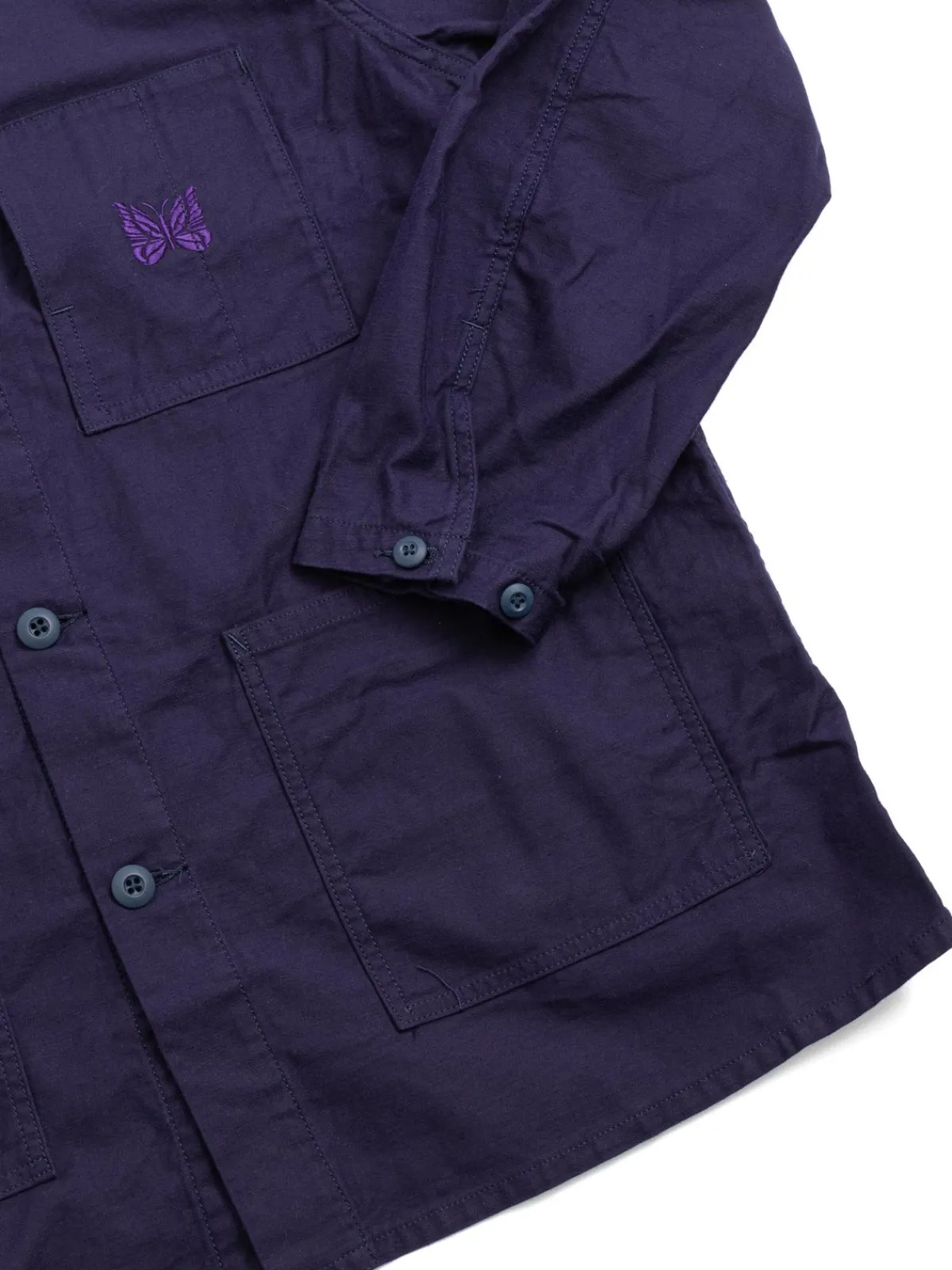 D.N. COVERALL BACK SATEEN NAVY | Needles Cheap