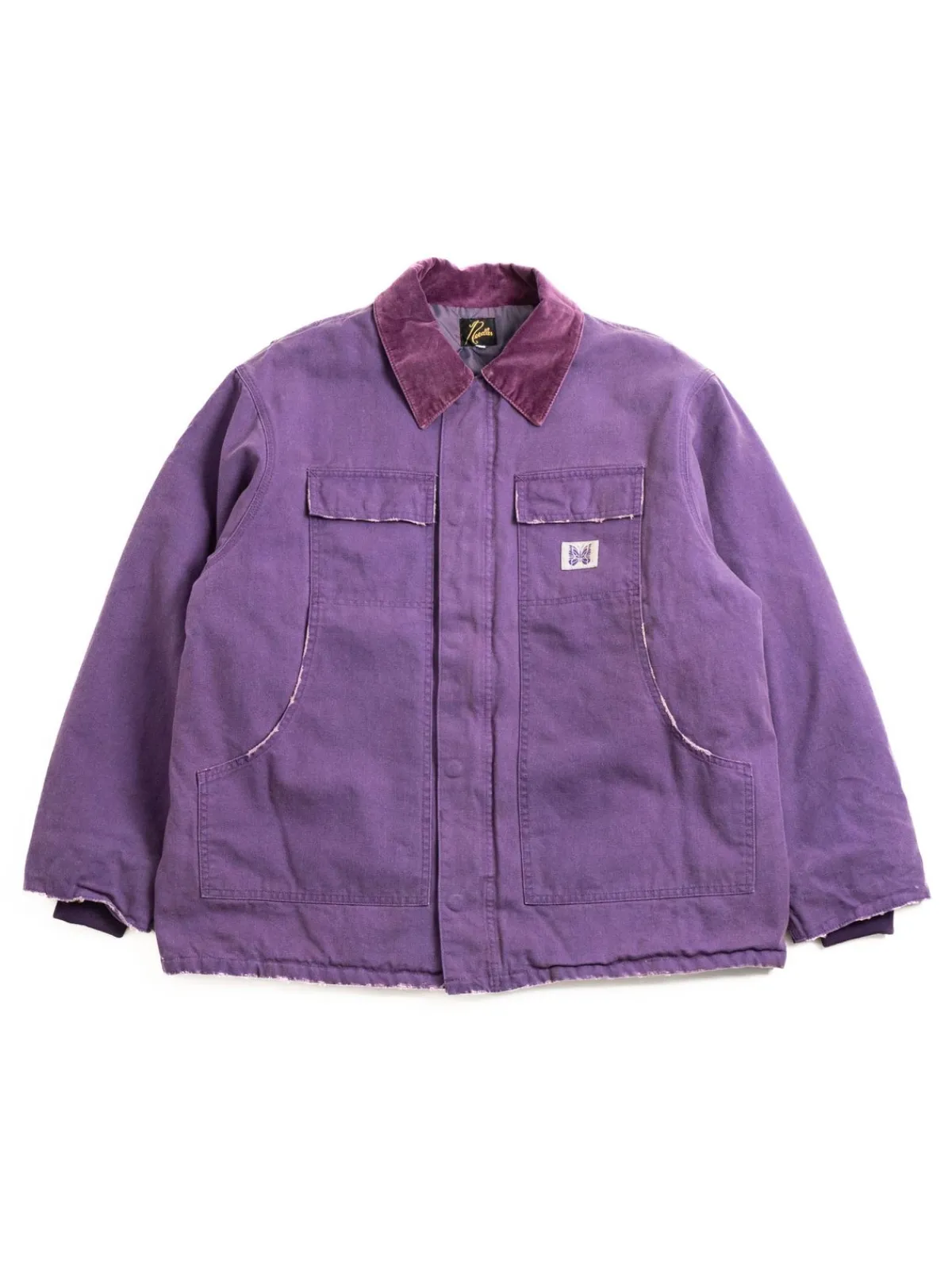 LUMBERJACK COAT 11OZ COTTON PURPLE | Needles Hot