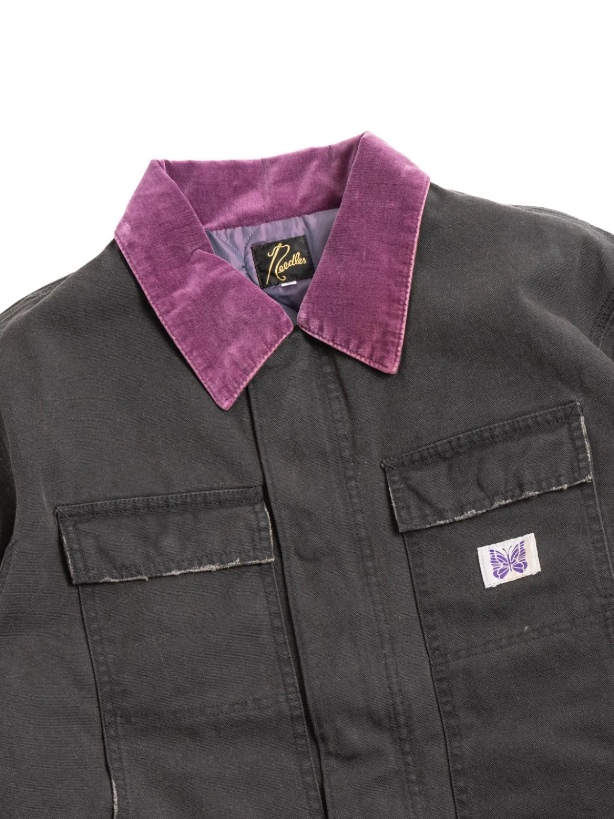 LUMBERJACK COAT 11OZ COTTON BLACK | Needles Clearance