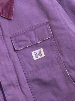 LUMBERJACK COAT 11OZ COTTON PURPLE | Needles Hot