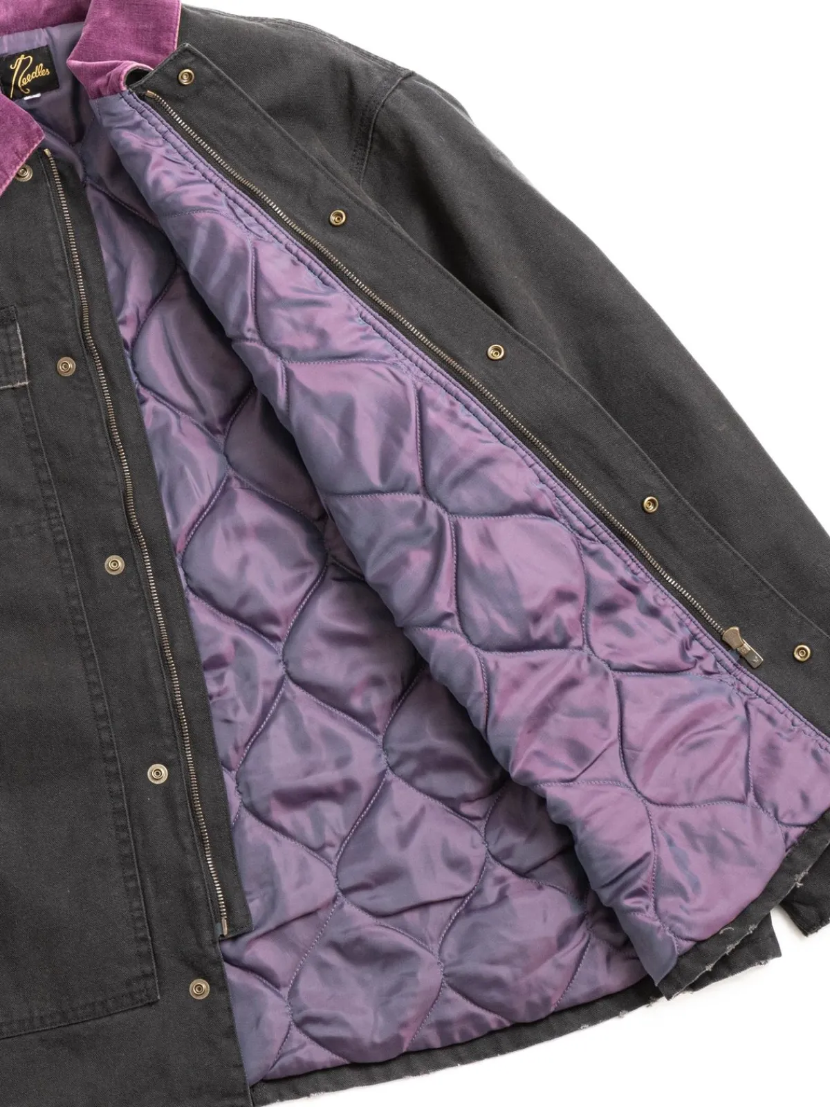 LUMBERJACK COAT 11OZ COTTON BLACK | Needles Clearance