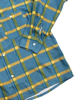 ONE&ndash;UP SHIRT &ndash; R/C FLANNEL CLOTH PRINTED SAX | Needles Store