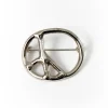 PEACE BROOCH BRASS | Needles Cheap