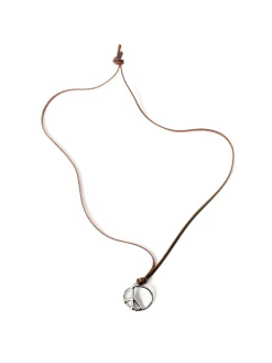 PEACE PENDANT BRASS | Needles Shop