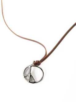 PEACE PENDANT BRASS | Needles Shop