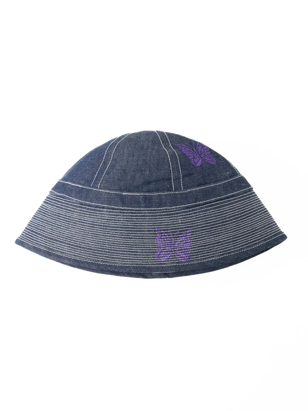 SAILOR HAT 10oz C/L DENIM / PAPILLON EMB | Needles Discount