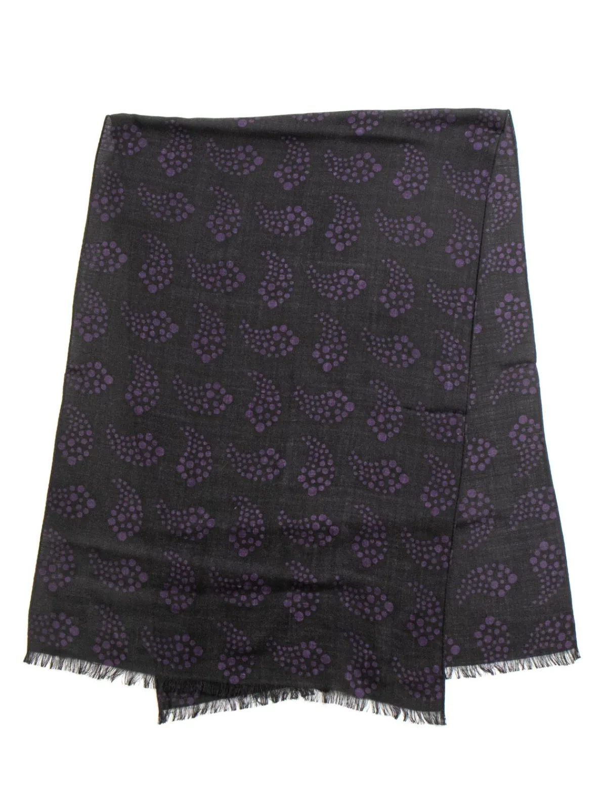 STOLE W/S TWILL PAISLEY BLACK | Needles Sale