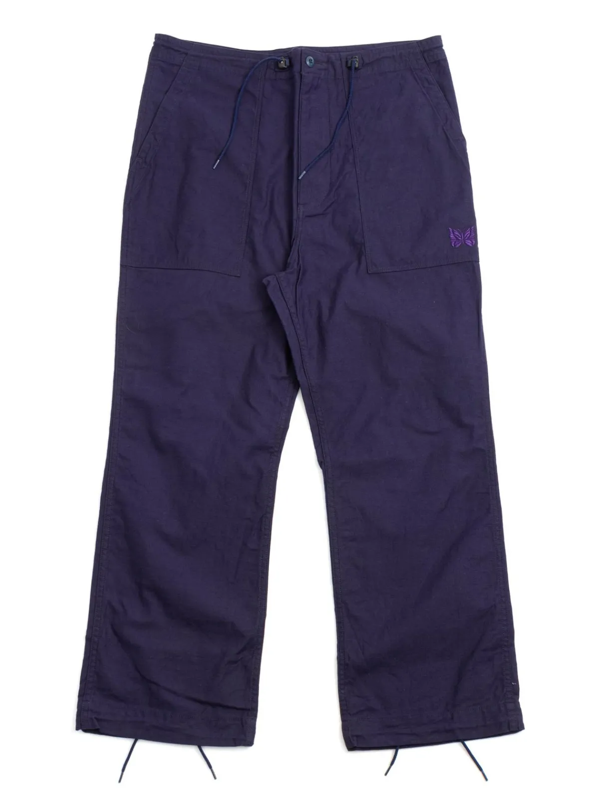 STRING FATIGUE PANT BACK SATEEN NAVY | Needles Store