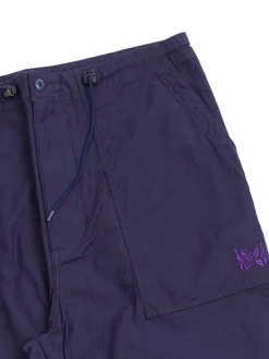 STRING FATIGUE PANT BACK SATEEN NAVY | Needles Store