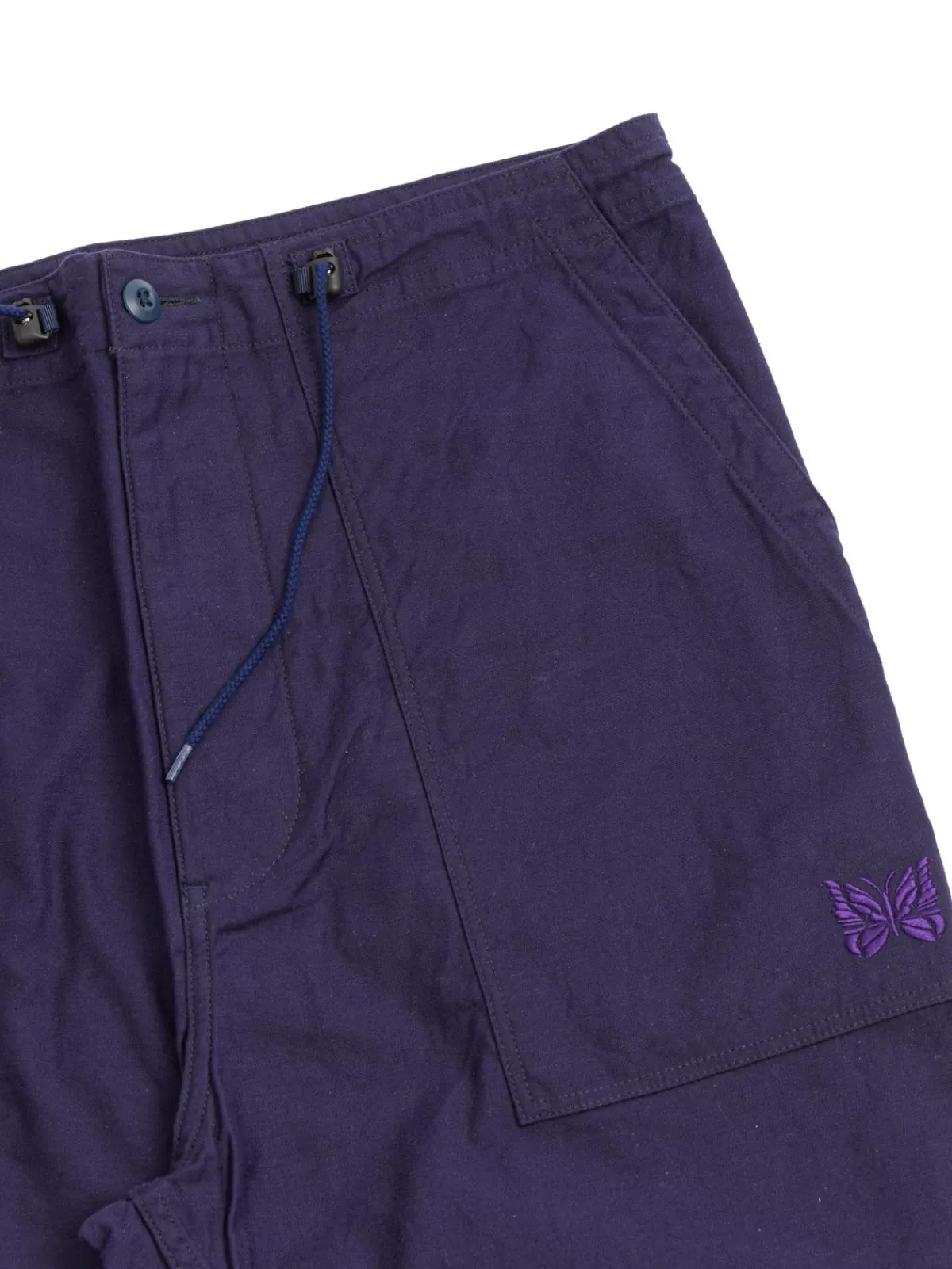 STRING FATIGUE PANT BACK SATEEN NAVY | Needles Store