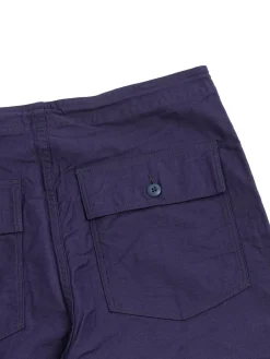 STRING FATIGUE PANT BACK SATEEN NAVY | Needles Store