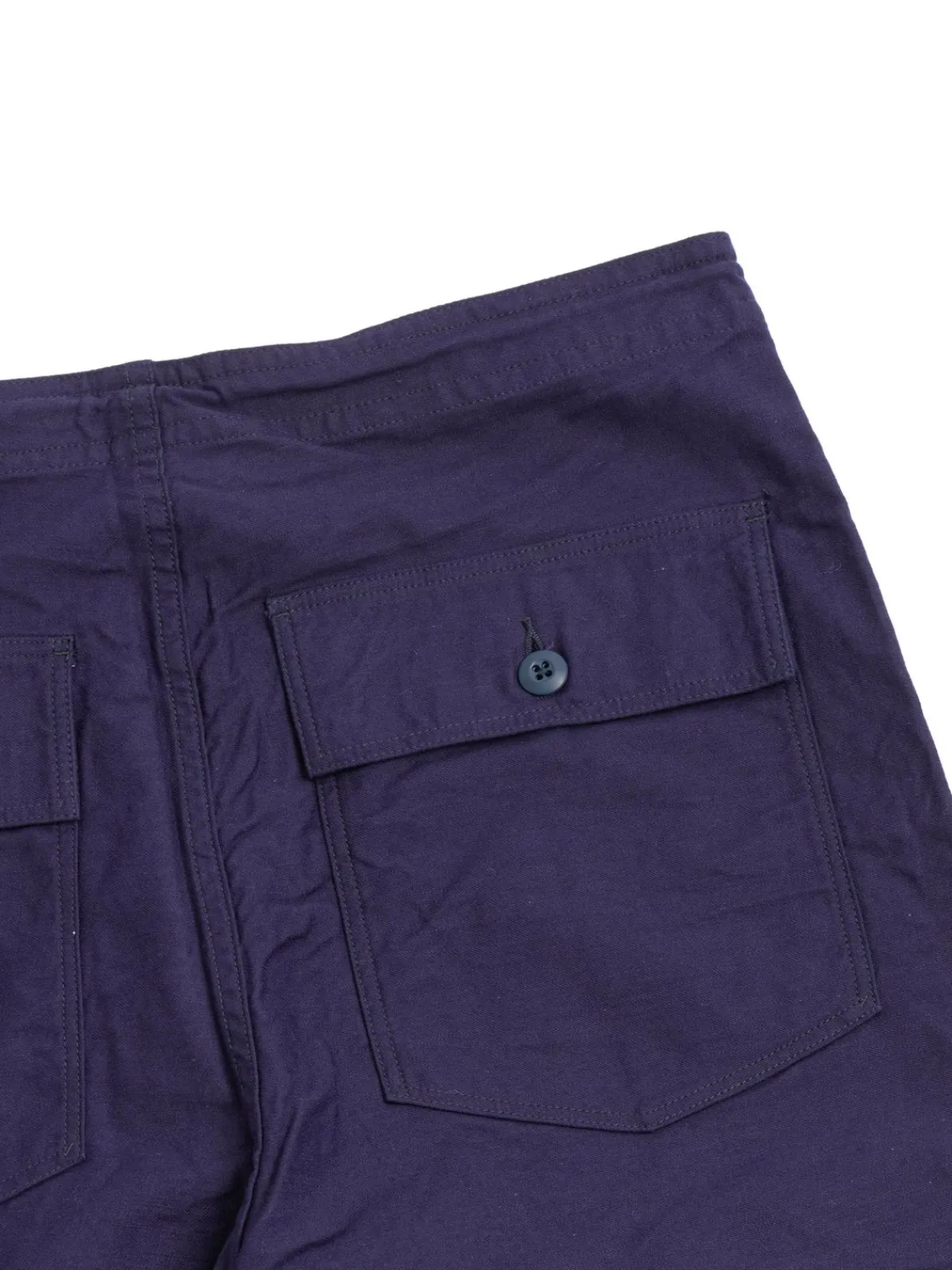 STRING FATIGUE PANT BACK SATEEN NAVY | Needles Store