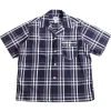 NEW BASIC S/S SHIRT INDIGO CHECK 1 | Post O&rsquo;alls New