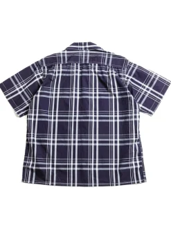 NEW BASIC S/S SHIRT INDIGO CHECK 1 | Post O’alls New