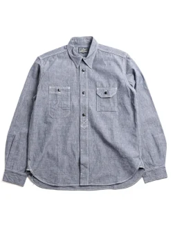 NO.5333A CHAMBRAY SHIRT BLUE | Studio D’Artisan Fashion