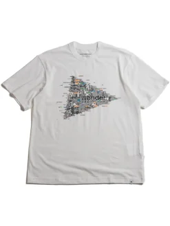 NOIZY LOGO PRINTED T WHITE | and wander Fashion