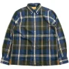 (OM45100.13) WINTER MADRAS WEAVE STRAIGHT HEM BD SHIRT | TBB X OMTC Clearance