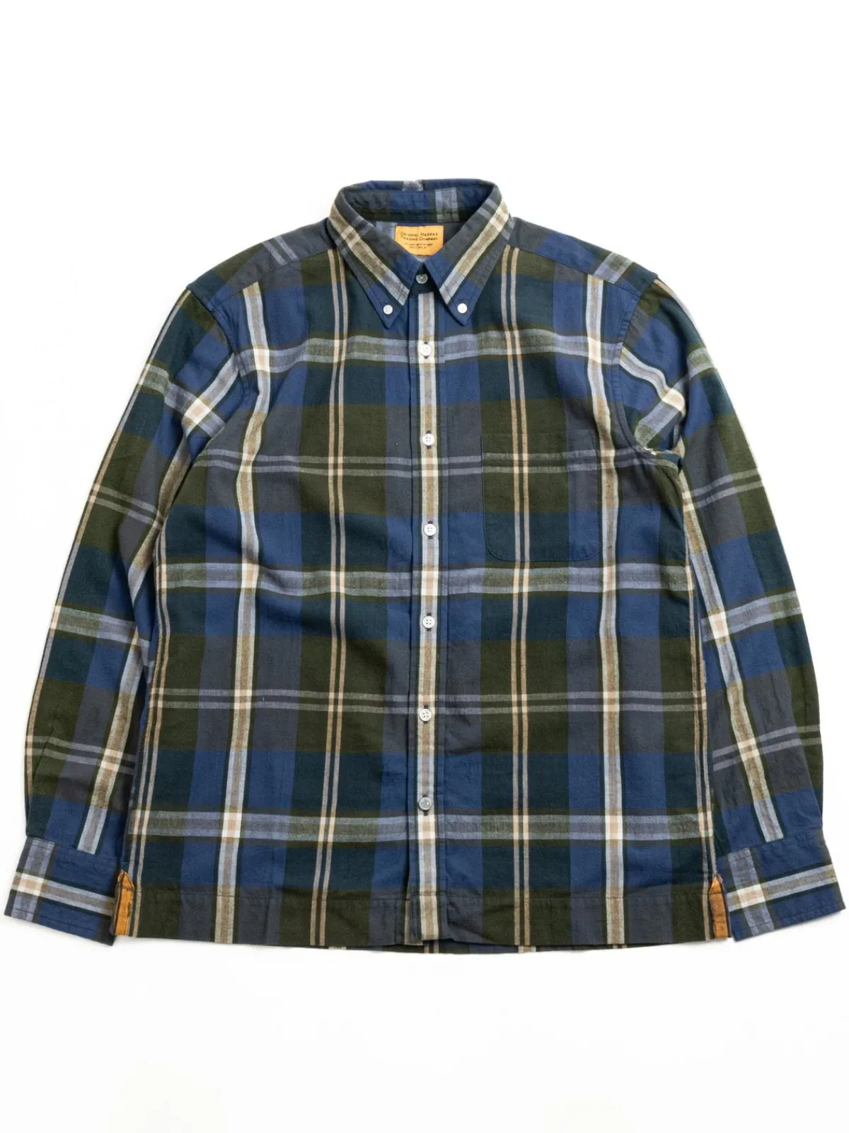 (OM45100.13) WINTER MADRAS WEAVE STRAIGHT HEM BD SHIRT | TBB X OMTC Clearance