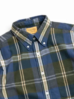 (OM45100.13) WINTER MADRAS WEAVE STRAIGHT HEM BD SHIRT | TBB X OMTC Clearance