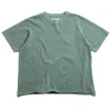 ON THE FARM RAW HEM TEE GREEN | MONOSTEREO Best