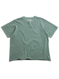 ON THE FARM RAW HEM TEE GREEN | MONOSTEREO Best