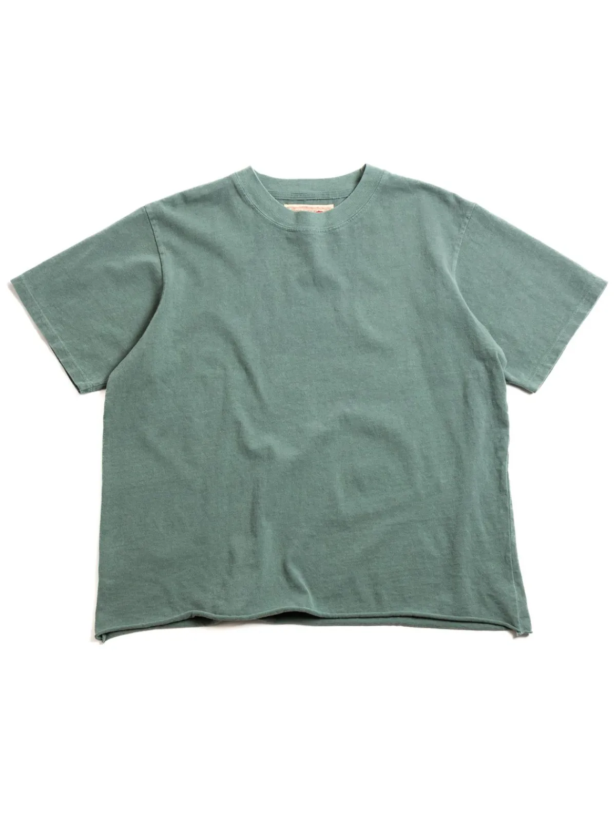ON THE FARM RAW HEM TEE GREEN | MONOSTEREO Best