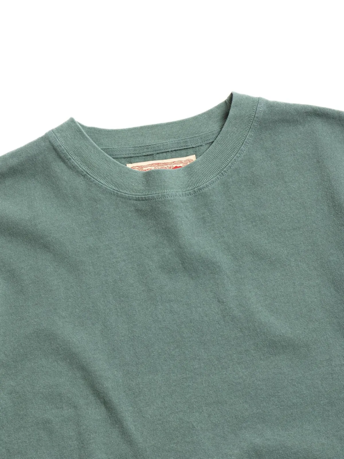 ON THE FARM RAW HEM TEE GREEN | MONOSTEREO Best