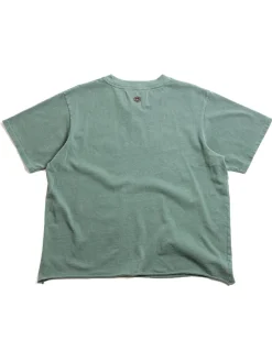 ON THE FARM RAW HEM TEE GREEN | MONOSTEREO Best