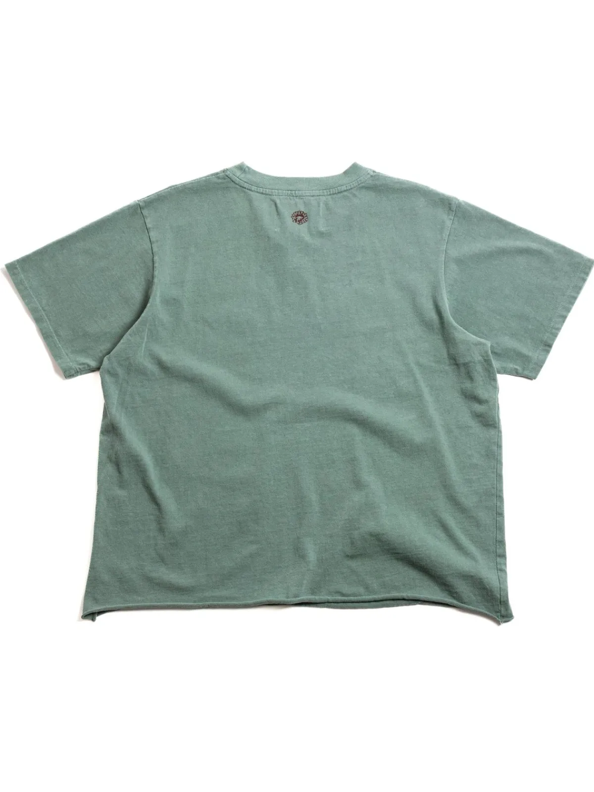 ON THE FARM RAW HEM TEE GREEN | MONOSTEREO Best