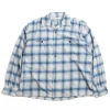OPEN&ndash;NECKED SHIRT BLUE | SEUVAS Fashion