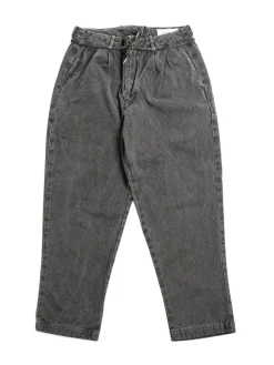 10oz CANVAS TAPERED PANTS H–BLACK | SEUVAS Shop