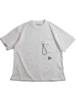 POCKET T WHITE | and wander Cheap