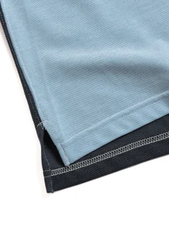 POLO SHIRT COMBO LT. BLUE COTTON PIQUE | Engineered Garments Best Sale