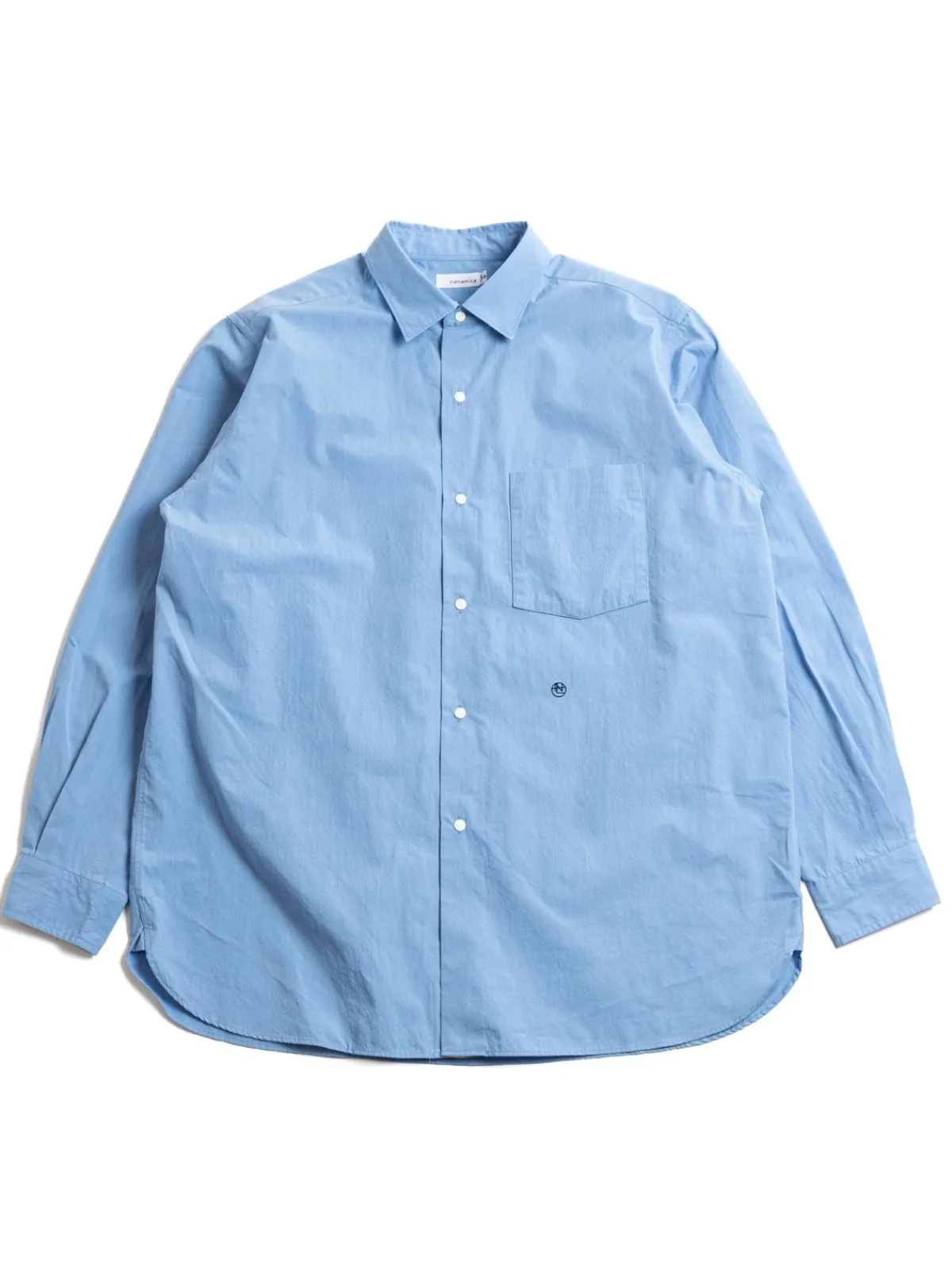 REGULAR COLLAR WIND SHIRT SAX | Nanamica Discount