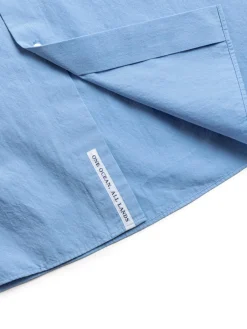 REGULAR COLLAR WIND SHIRT SAX | Nanamica Discount