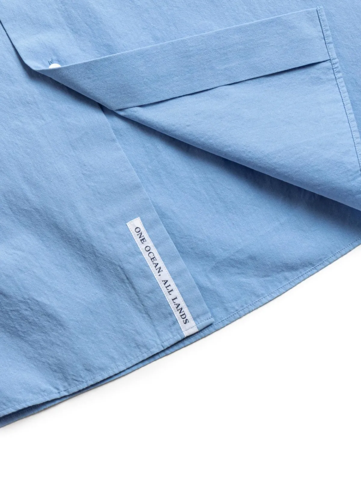 REGULAR COLLAR WIND SHIRT SAX | Nanamica Discount