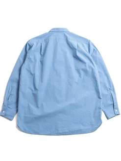 REGULAR COLLAR WIND SHIRT SAX | Nanamica Discount