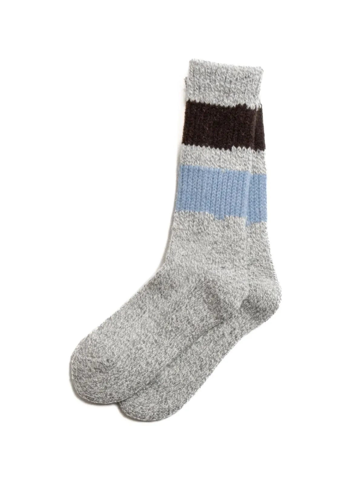 RETRO WINTER OUTDOOR SOCKS GRY/D.BW/L.BL | RoToTo Discount