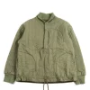 REVERSIBLE QUILT PULLOVER OLIVE | The Bureau Belfast Cheap
