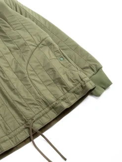 REVERSIBLE QUILT PULLOVER OLIVE | The Bureau Belfast Cheap