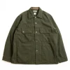 RIP&ndash;STOP WOOL C.P.O SHIRT OLIVE | SEUVAS Hot