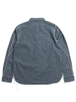 SJCBS23 TWISTED HEATHER SELVEDGE CHAMBRAY NAVY | SAMURAI Cheap