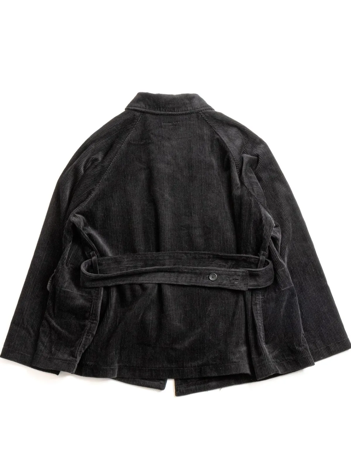 SMOKING JACKET BLACK COTTON 8W CORDUROY | Engineered Garments Flash Sale