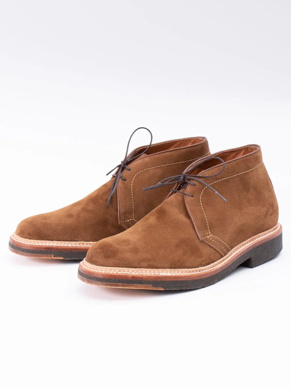 SNUFF SUEDE CHUKKA WITH CREPE SOLE | Alden for The Bureau Online