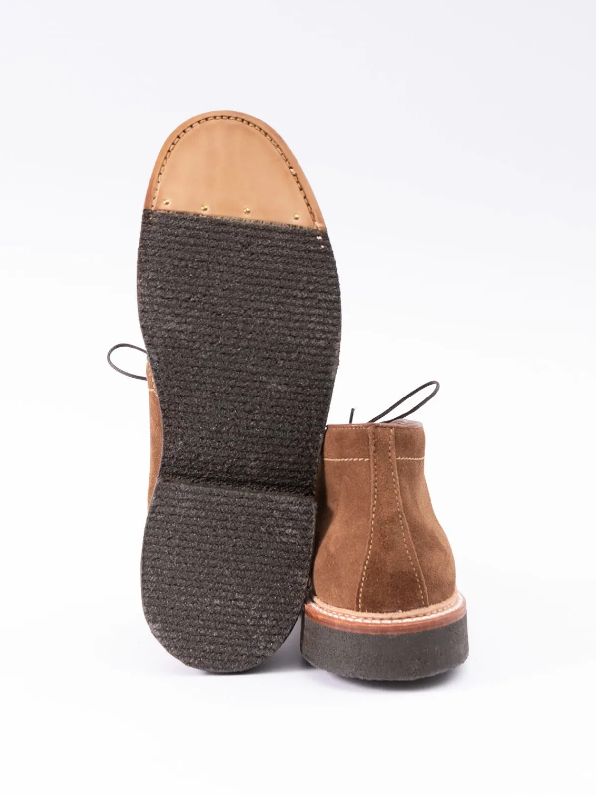 SNUFF SUEDE CHUKKA WITH CREPE SOLE | Alden for The Bureau Online