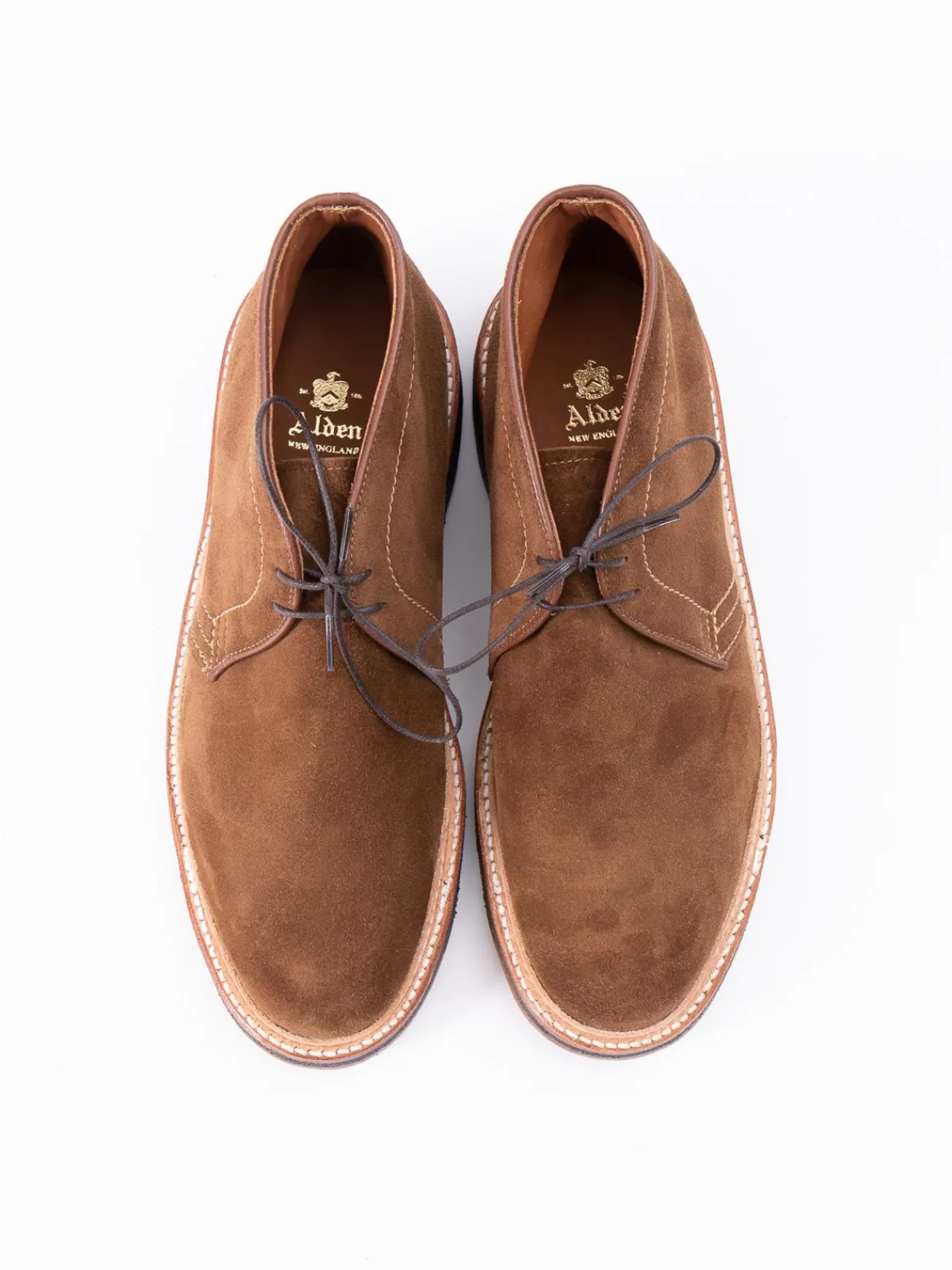 SNUFF SUEDE CHUKKA WITH CREPE SOLE | Alden for The Bureau Online