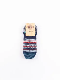 Space Blue Loch Trainer Socks | CHUP Socks Cheap