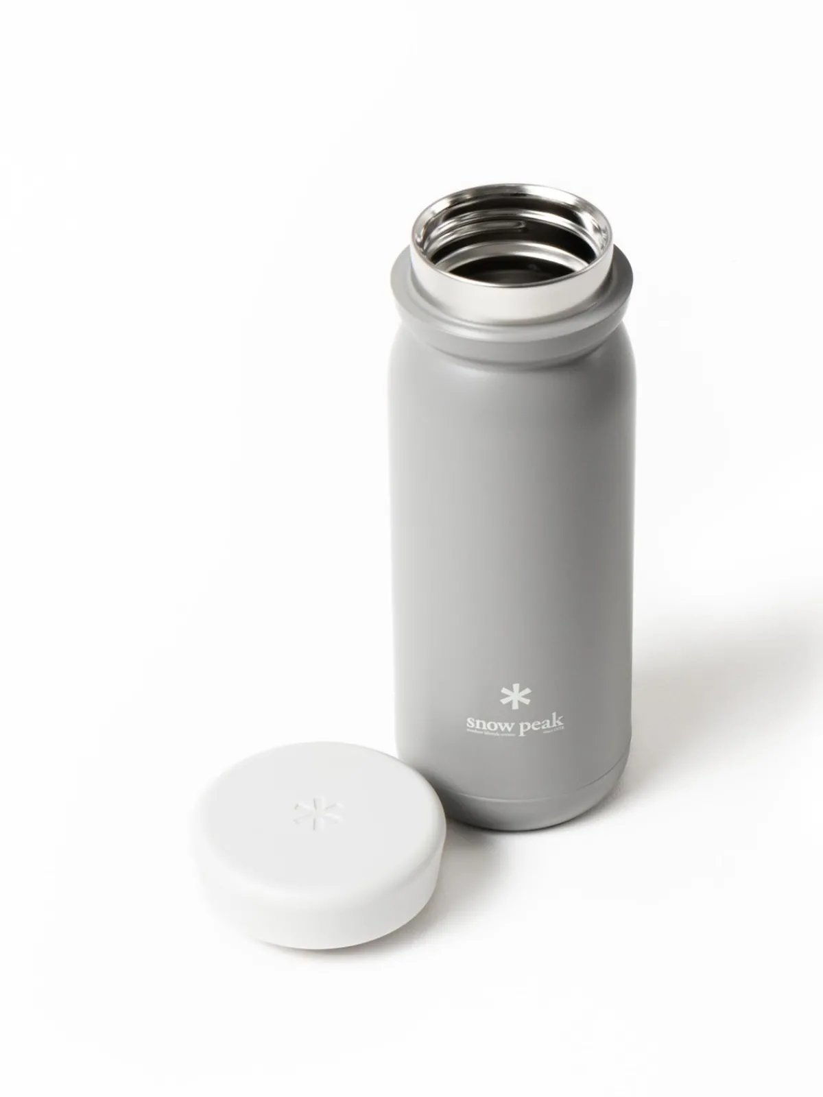 STAINLESS VACUUM BOTTLE MILK 500 ASH | Snow Peak Cheap