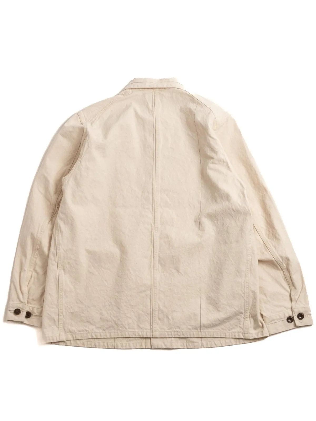 STRIPE CANVAS COVERALL NATURAL | SEUVAS Cheap